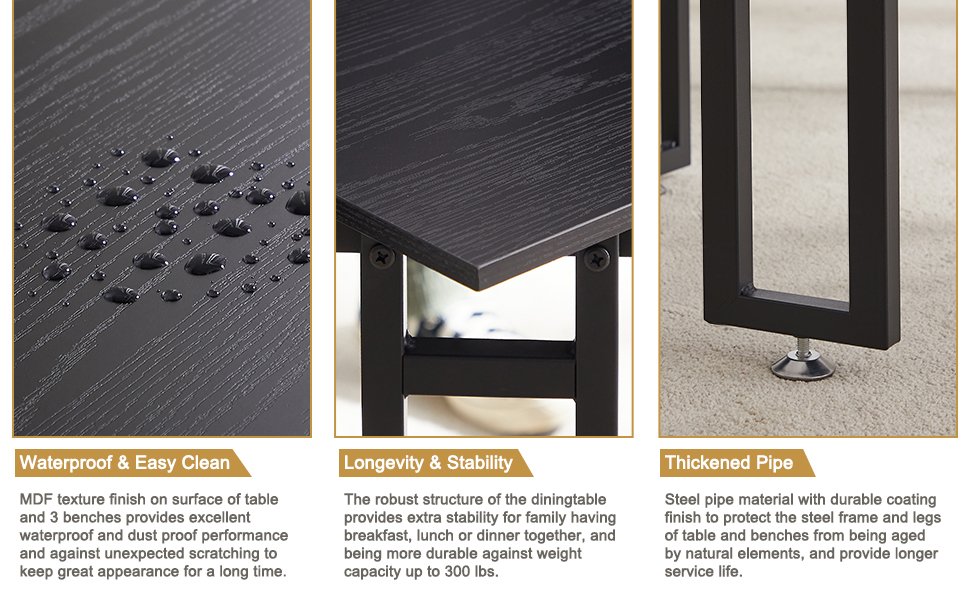 kitchen table set for 4