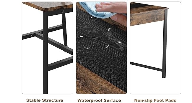 Detail display of dining tables and chairs